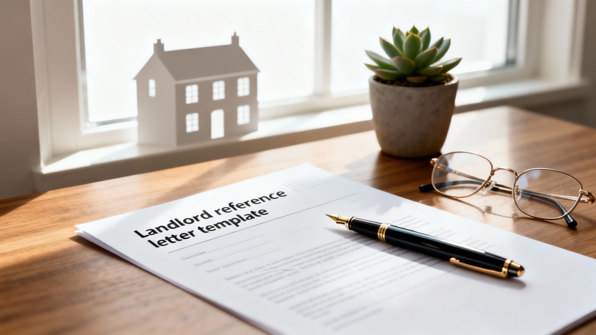 Your Essential Landlord Reference Letter Template and Guide for the UK Market