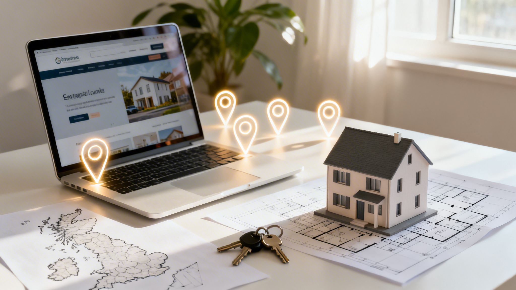 Top 7 UK Sites for Finding 2 Bedroom Houses for Rent